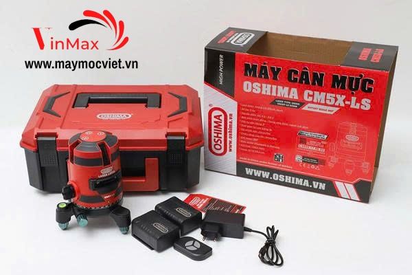 Máy Cân Mực Oshima CM5X-LS Đỏ Pin Lithium