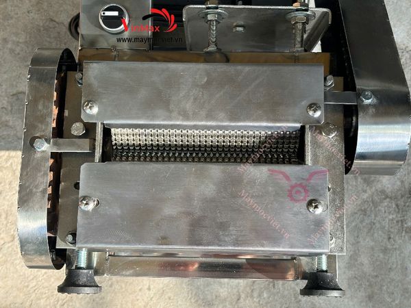 Máy cán thịt tươi sống, cán thịt cốt lết 2 lô gai Vinmax VMT17