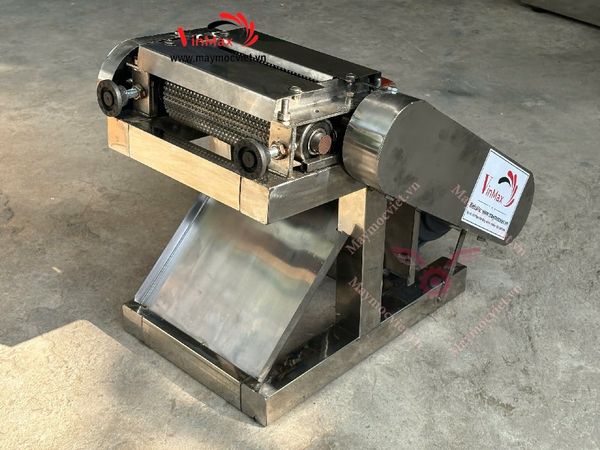 Máy cán thịt tươi sống, cán thịt cốt lết 2 lô gai Vinmax VMT17