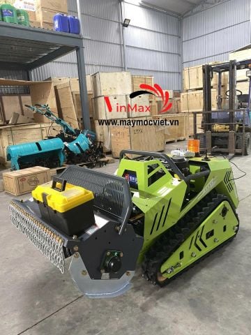 Máy cắt cỏ trục băm diesel  di chuyển bánh xích Turbo 20hp TBX2080