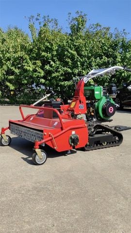 Máy cắt cỏ trục băm bánh xích Kawasaki KW186F