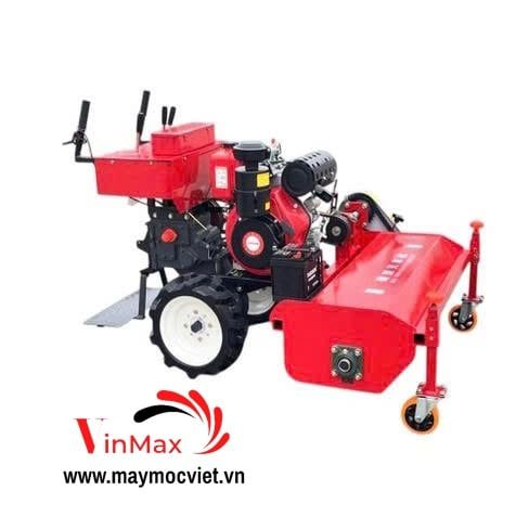 Máy cắt cỏ trục băm đứng lái 15HP hàm 1,2m Turbo TBC1512