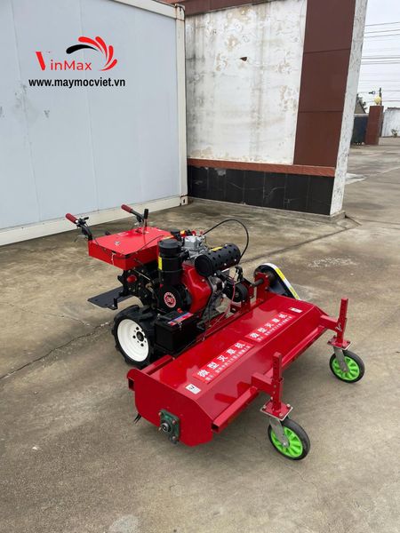 Máy cắt cỏ trục băm đứng lái 15HP hàm 1,2m Turbo TBC1512