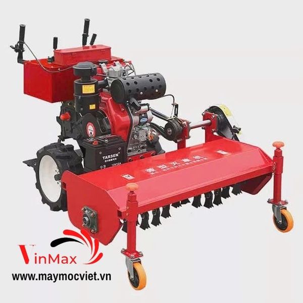 Máy cắt cỏ trục băm đứng lái 15HP hàm 1,2m Turbo TBC1512