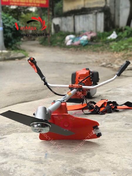 Máy Cắt Cỏ Husrussiia 543E Khởi Động Đề Điện Pin