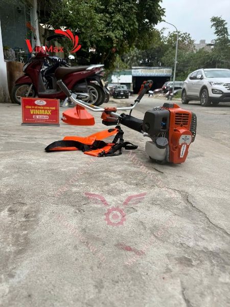Máy Cắt Cỏ Husrussiia 543E Khởi Động Đề Điện Pin