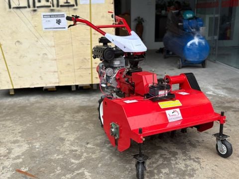 Máy cắt cỏ trục băm Kawasaki TBD800 13hp hàm cắt 80cm