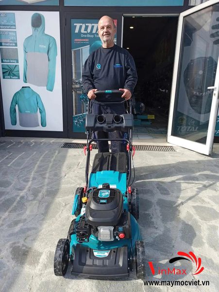 Máy cắt cỏ đẩy tay chạy xăng 3.5KW TOTAL TGT196202