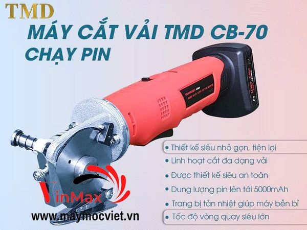 Máy Cắt Vải Chạy Pin TMD CB70