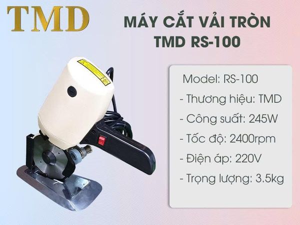 Máy Cắt Vải Tròn TMD RS100