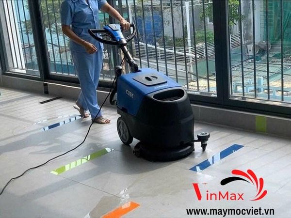 Máy Chà Sàn Liên Hợp CLEPRO C35E Dùng Điện