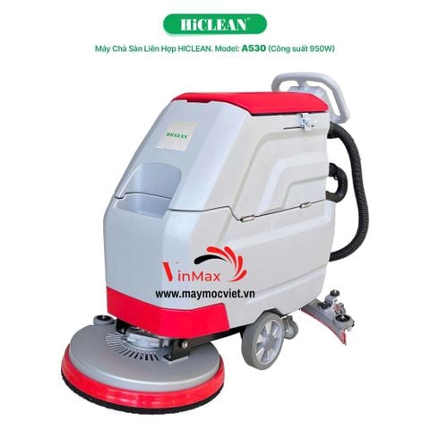 Máy Chà Sàn Liên Hợp HiClean A530 Dùng Acquy Công Suất 950W