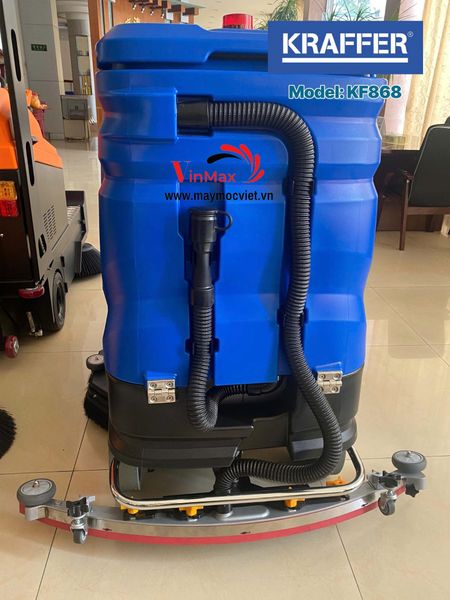 Máy chà sàn liên hợp ngồi lái Kraffer KF868
