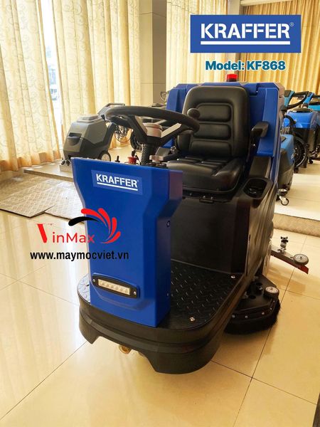 Máy chà sàn liên hợp ngồi lái Kraffer KF868