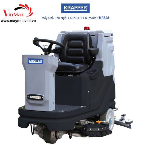 Máy chà sàn liên hợp ngồi lái Kraffer KF868