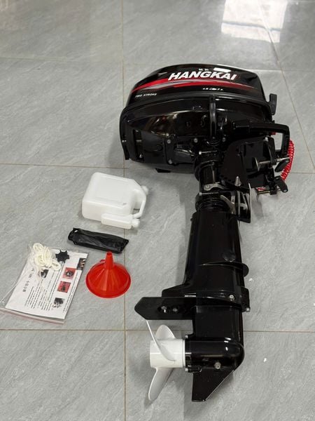 Máy Chạy Thuyền Bằng Xăng HangKai 6,0 HP chân ngắn