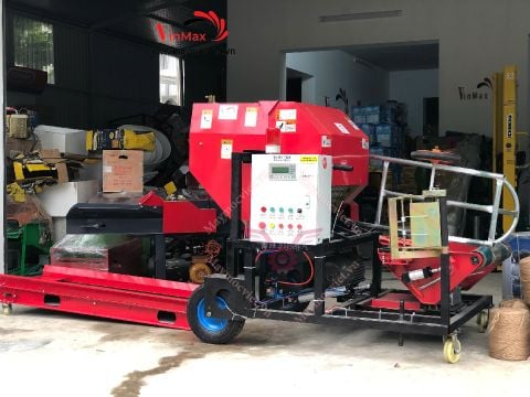 Bộ máy băm và cuốn cỏ ủ chua 1 pha Turbo TBBC5500