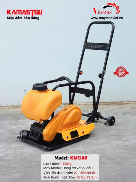 Máy đầm bàn xăng Kamastsu KMC60 6.5HP