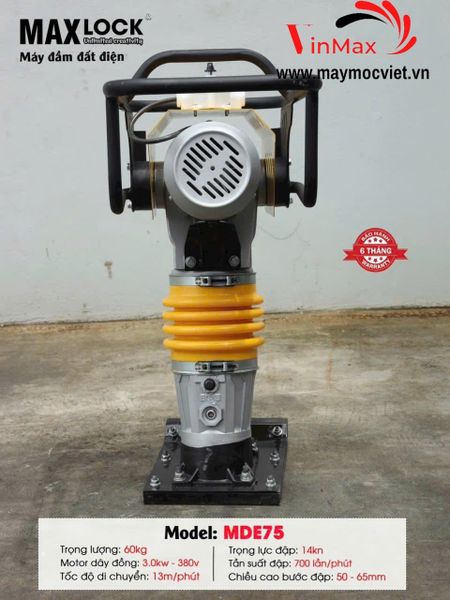 Máy đầm đất điện Maxlock MDE75