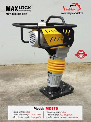Máy đầm đất điện Maxlock MDE75