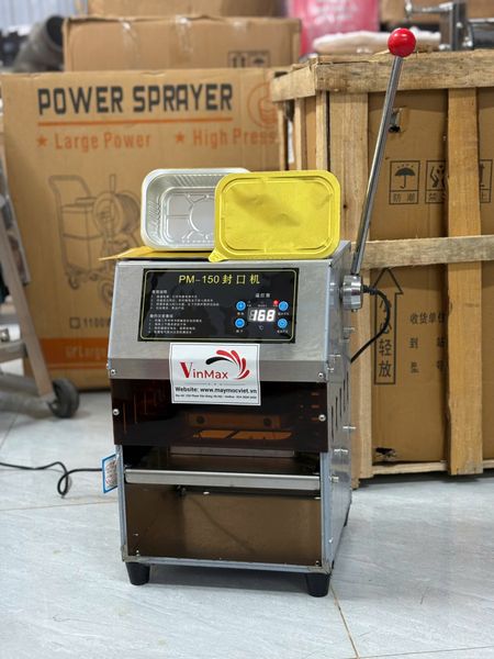 Máy Dán Miệng Hộp Nhôm Bán Tự Động Turbo PM150