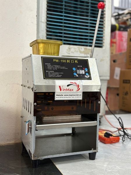 Máy Dán Miệng Hộp Nhôm Bán Tự Động Turbo PM150