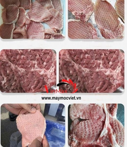 Máy Dần Thịt, Làm Mềm Thịt Công Nghiệp Turbo THK400