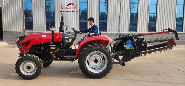 Dàn Đào Rãnh Đất Gắn Trục Các Đăng Máy Kéo Turbo TBK8020