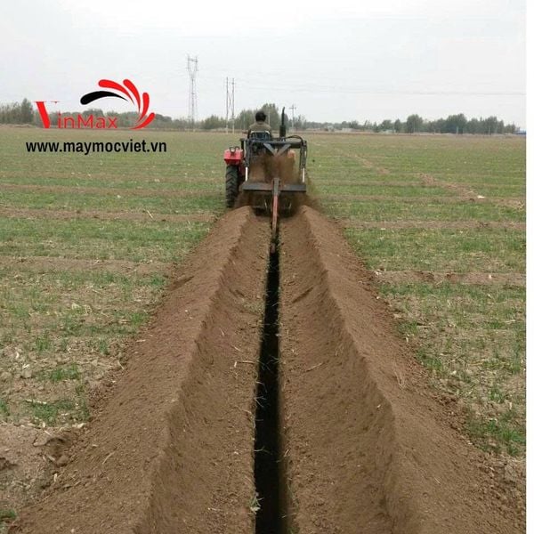 Dàn Đào Rãnh Đất Gắn Trục Các Đăng Máy Kéo Turbo TBK8020