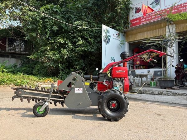 Máy Đào Rãnh Chạy Dầu Turbo TBR350 ( nâng hạ thủy lực)