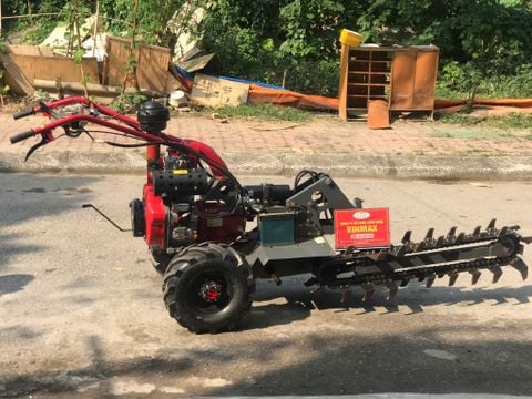 Máy Đào Rãnh Chạy Dầu Turbo TBR350 ( nâng hạ thủy lực)