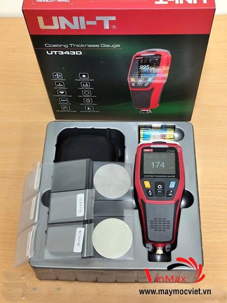 Máy đo độ dày lớp sơn phủ mạ UNI-T UT343D (0~1250μm)