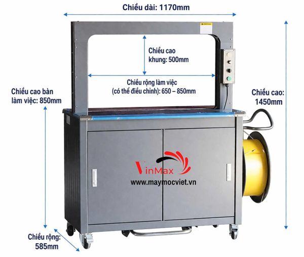 Máy đóng đai thùng tự động Turbo YS305