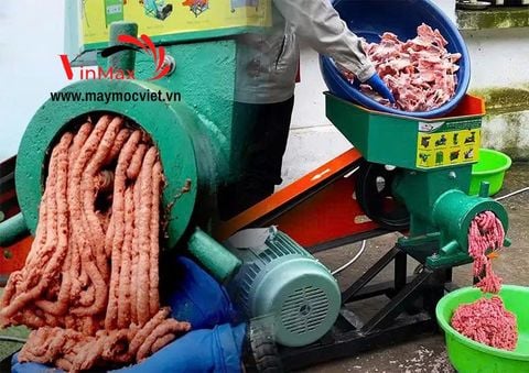 Máy Đùn Cá Công Nghiệp Lắp Đầu Nổ D15 TBDC1500