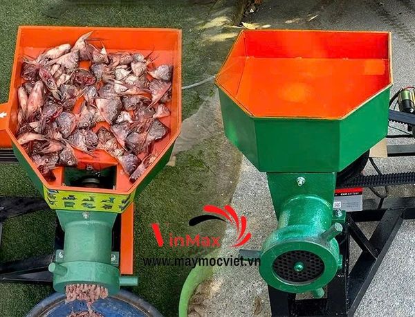 Máy Đùn Cá Công Nghiệp Lắp Đầu Nổ D15 TBDC1500