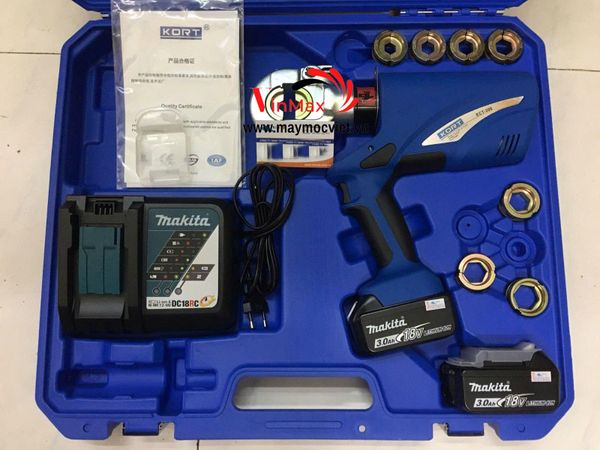 Máy ép cos dùng pin KORT ECT-300