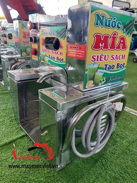 Máy ép mía 2 cây để bàn tạo bọt VMB2C