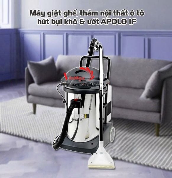 Máy giặt ghế, thảm nội thất ô tô hút bụi khô & ướt APOLO IF