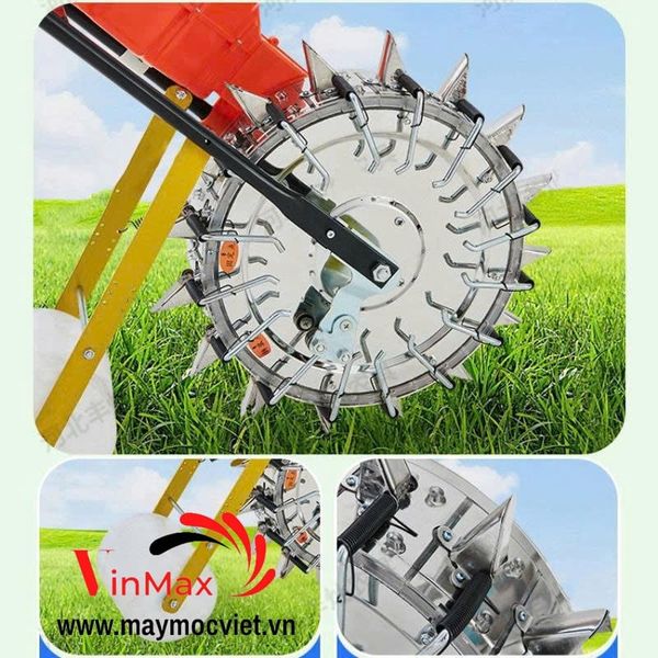 Máy Tỉa Hạt, Gieo Hạt 16 Răng Mỏ Inox Điều Chỉnh Khoảng Cách GVM16N