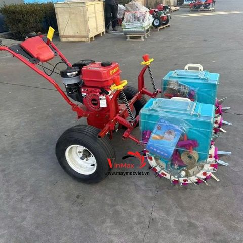 Máy Gieo Hạt, Bón Phân tự động 2 Hàng 12 Răng Turbo TBG170