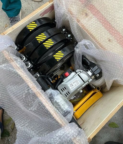 Máy hàn ống nhựa HDPE tay quay D63-160