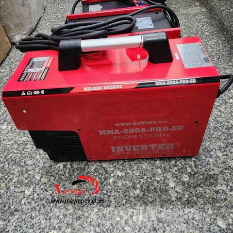 Máy hàn Oshima MMA-250A-PRO-5B 13KVA Đỏ
