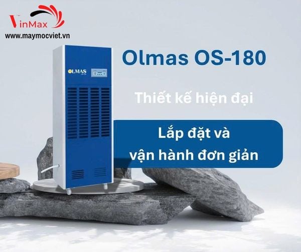 Máy Hút Ẩm Công Nghiệp Olmas OS-180 (180 Lít/Ngày)