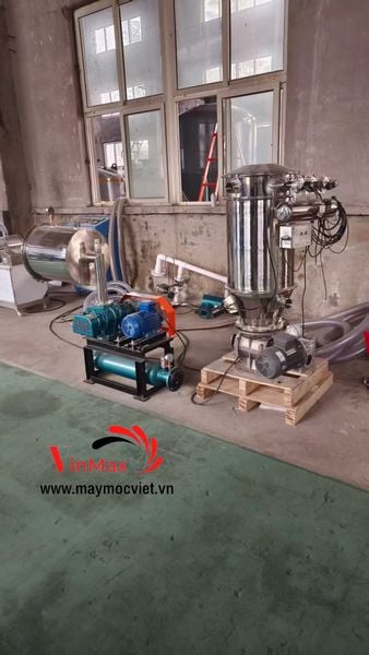 Máy Hút  Bột Chân Không Chất Liệu Inox 304 Turbo TBM15