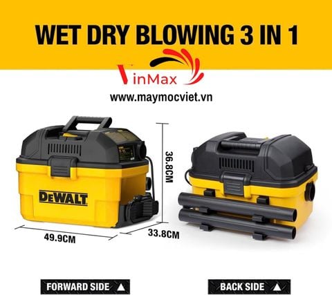 Máy hút bụi 3 chức năng 15L DeWalt DXV15T