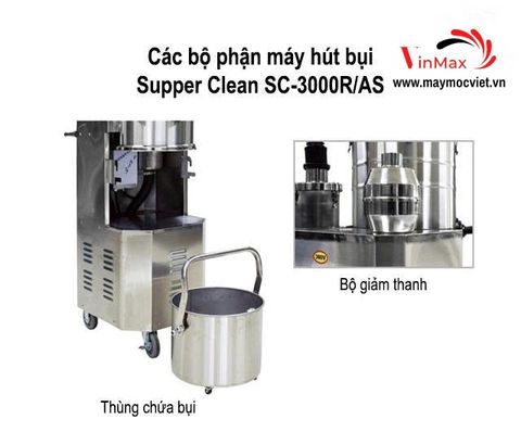 Máy hút bụi công nghiệp Supper Clean SC-3000R/AS