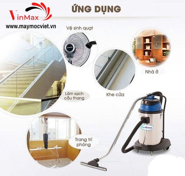 Máy hút bụi công nghiệp TopClean PD40