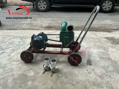 Máy hút bùn thải chống tắc cánh thép 4kW 3 pha Turbo TBH4380
