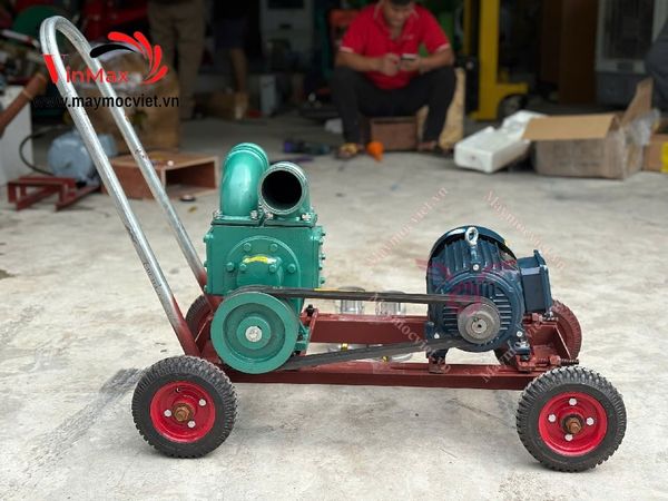 Máy hút bùn thải chống tắc cánh thép 4kW 3 pha Turbo TBH4380