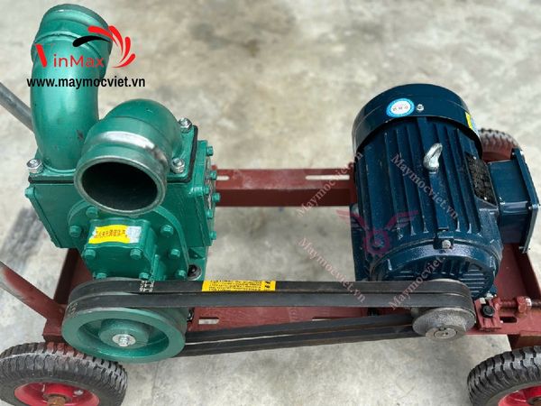 Máy hút bùn thải chống tắc cánh thép 4kW 3 pha Turbo TBH4380